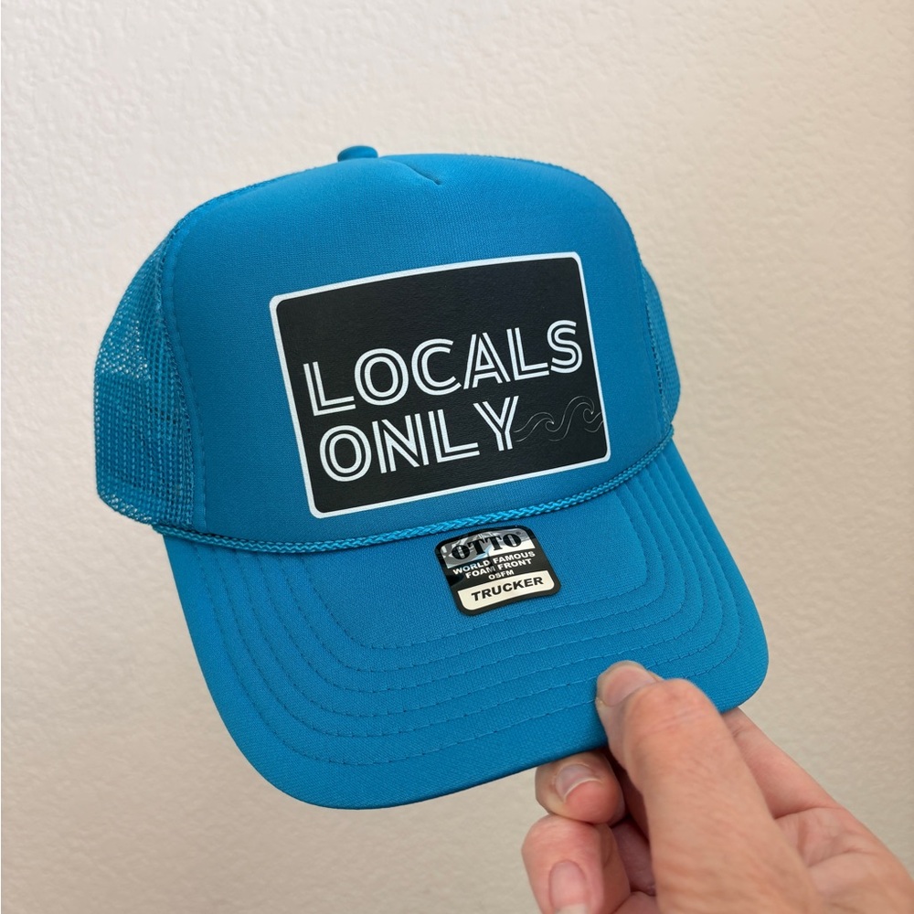 OTTO Trucker Hat with "LOCALS ONLY" decal